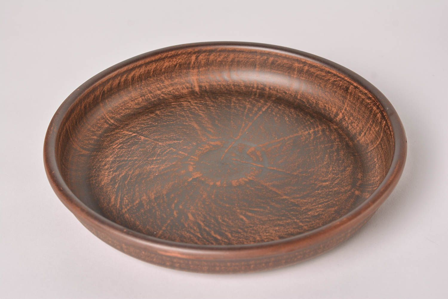 Handgefertigt Teller Keramik runder Teller Keramik Geschirr Küchen Zubehör foto 3