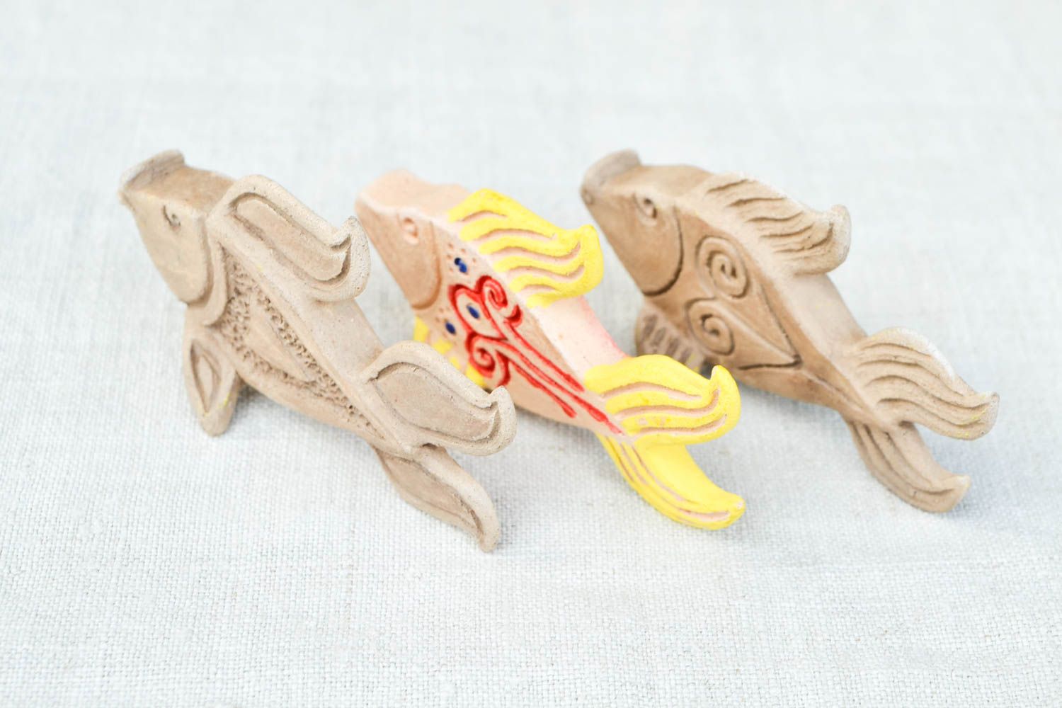Ocarina instrumento musical artesanal silbato de barro regalo original foto 5