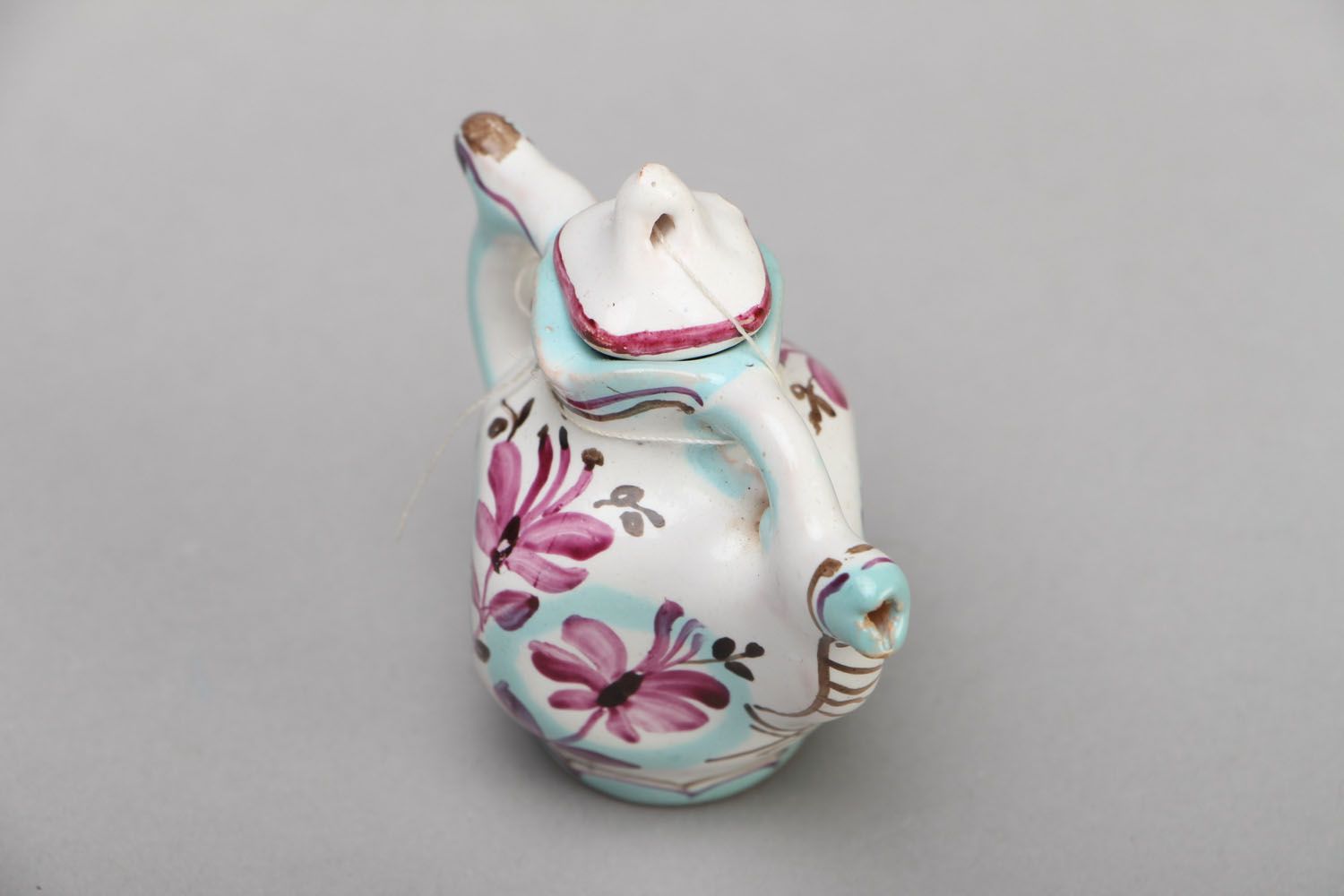 Decorative ceramic teapot photo 2