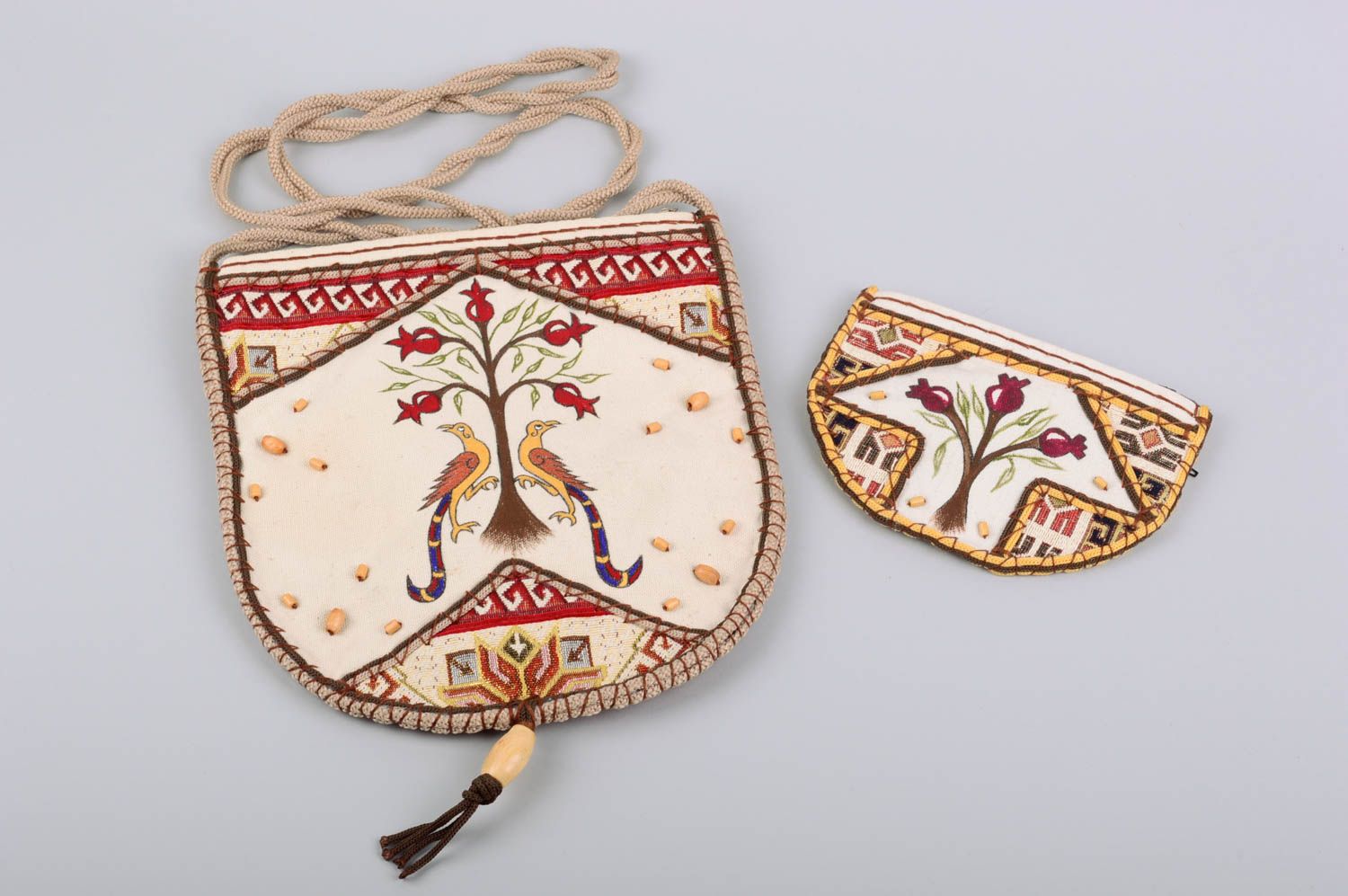 Bolso de moda y cartera de tela artesanales accesorios de mujer regalo original  foto 1