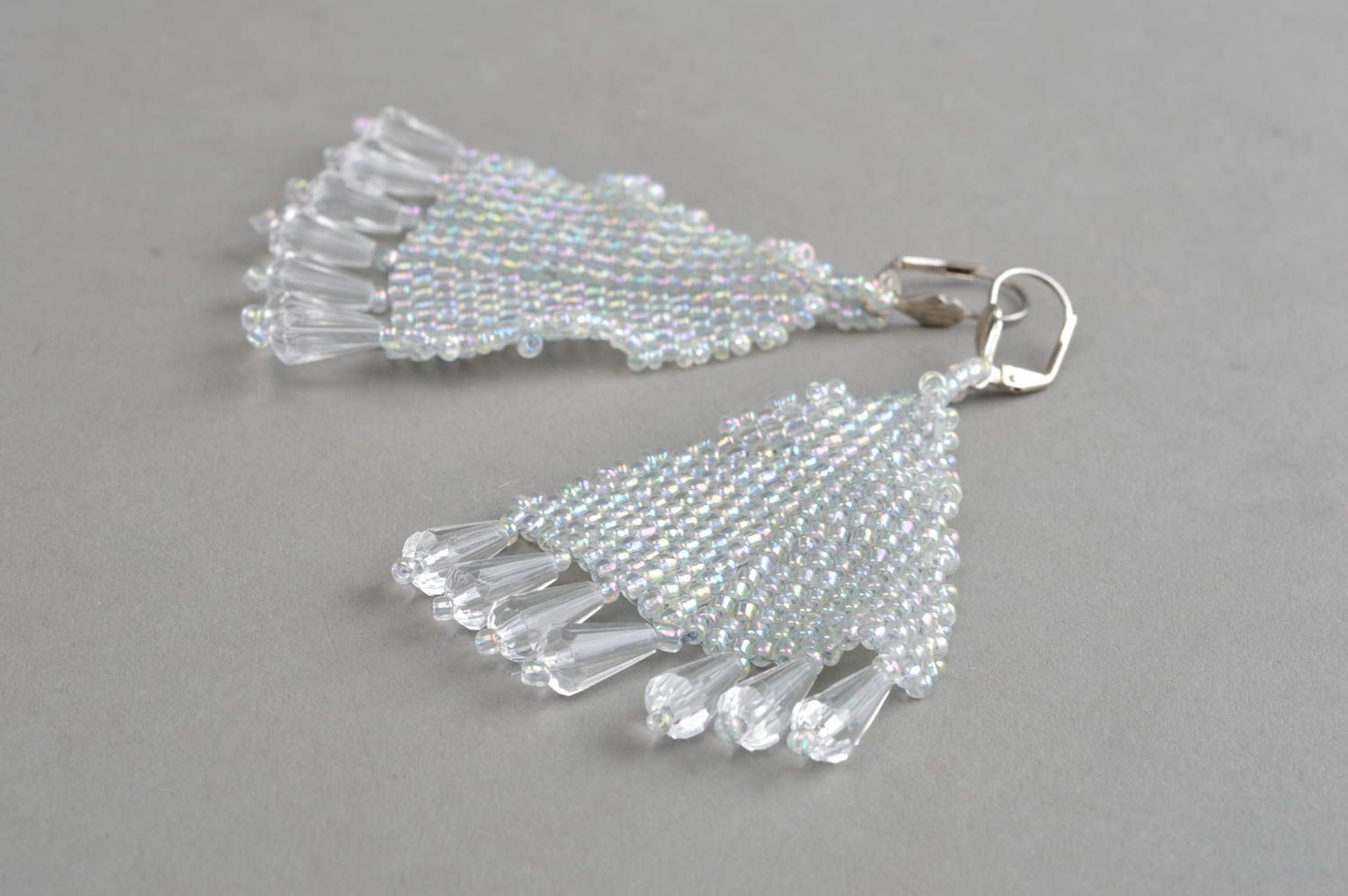 Drop earrings handmade beaded earrings designer accessories for women gift ideas photo 3