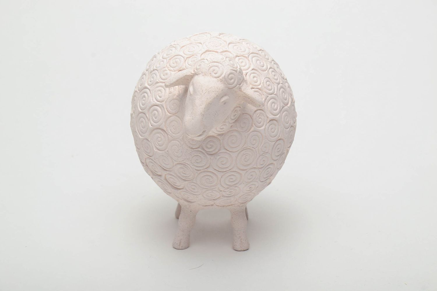 Figurine mouton en masse céramique faite main photo 2