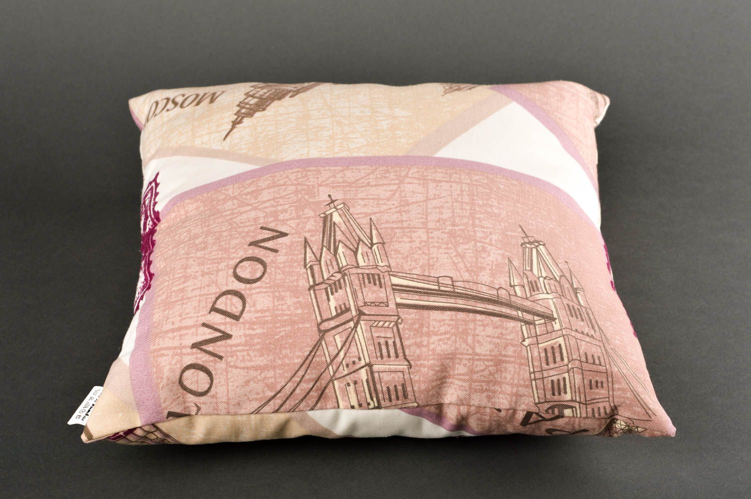Диванная подушка ручной работы подушка для дивана декоративная подушка красивая фото 4