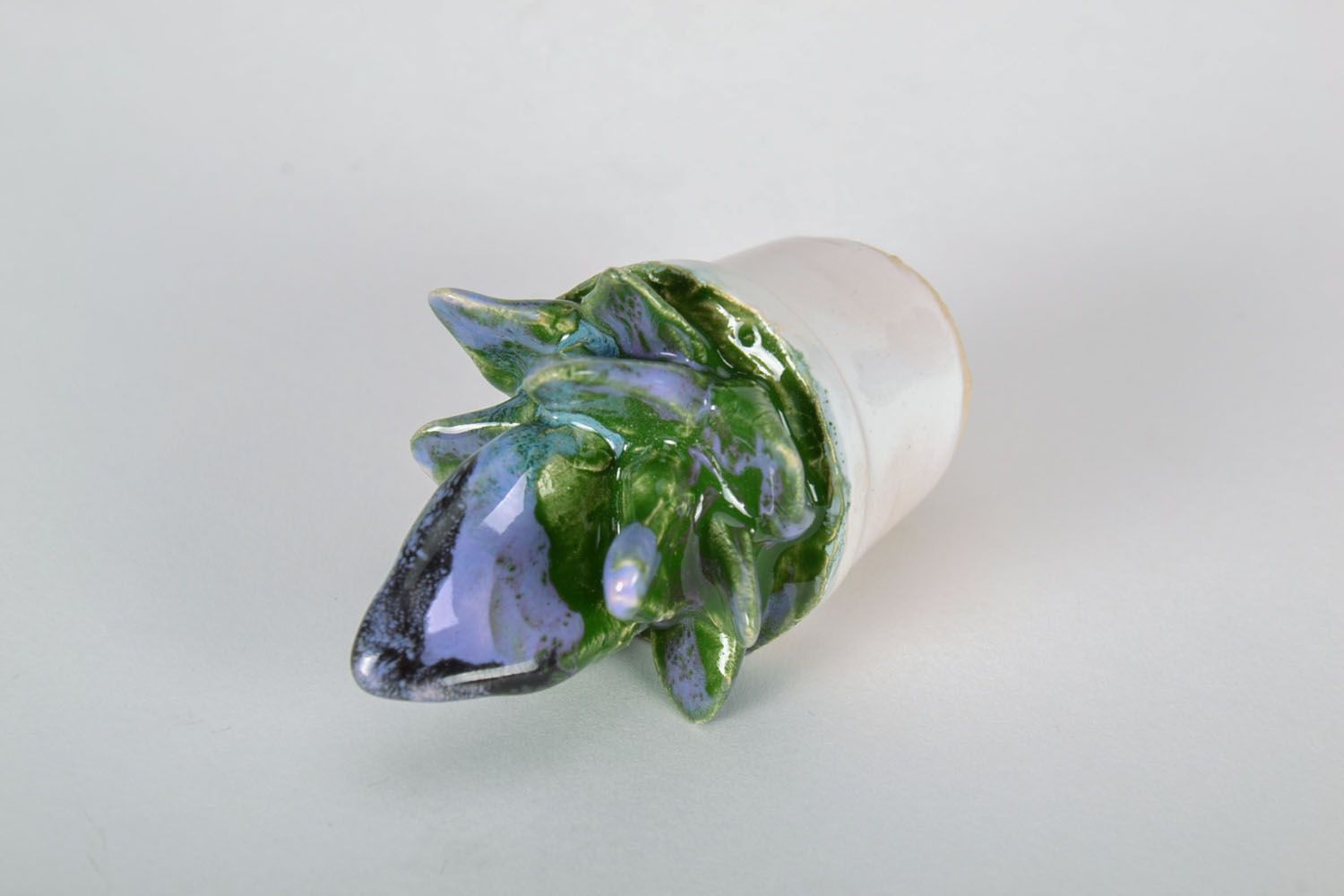 Figura de cerámica en forma de meceta  foto 5