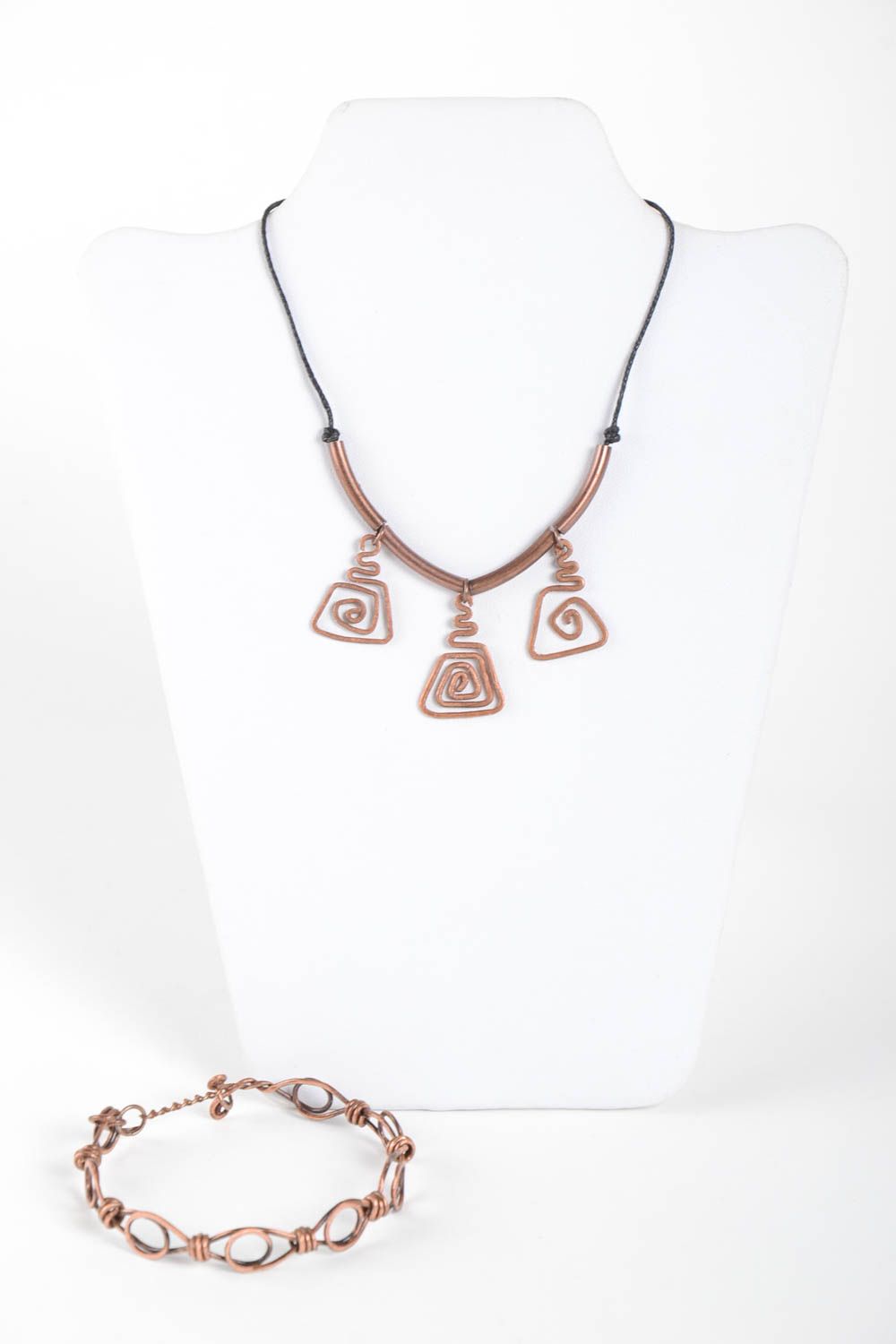 Handmade copper jewelry copper wire pendant copper bracelet copper jewelry photo 2