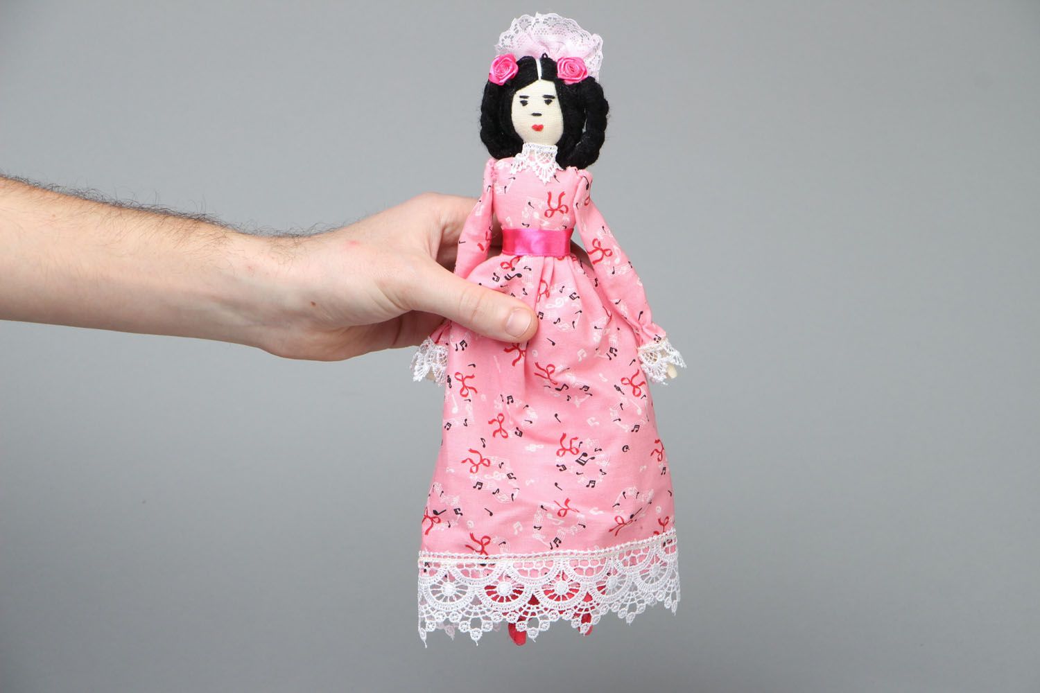 Текстильная кукла Испанка фото 4