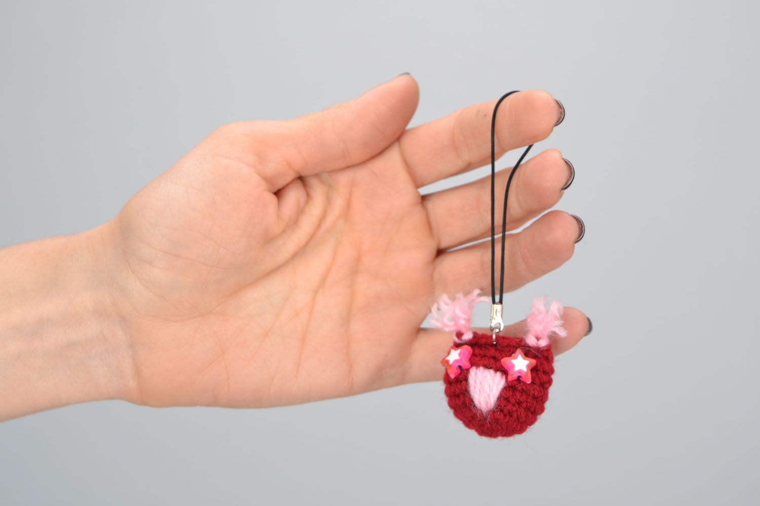 Crochet soft keychain Owl photo 2