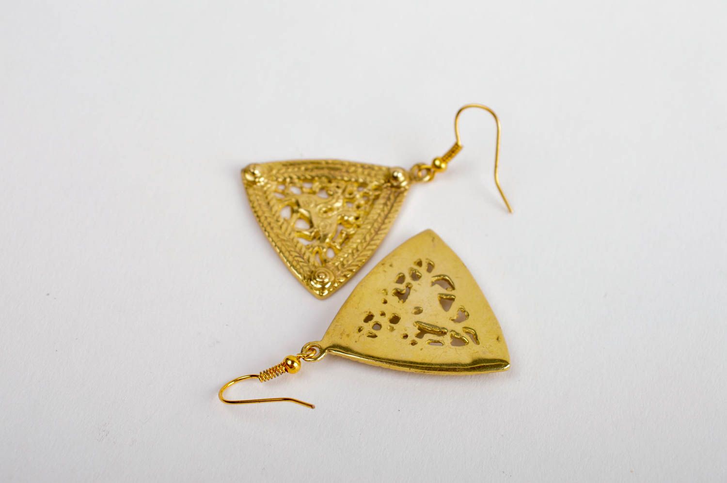 Handmade earrings metal jewelry earrings for girls designer accessories photo 5