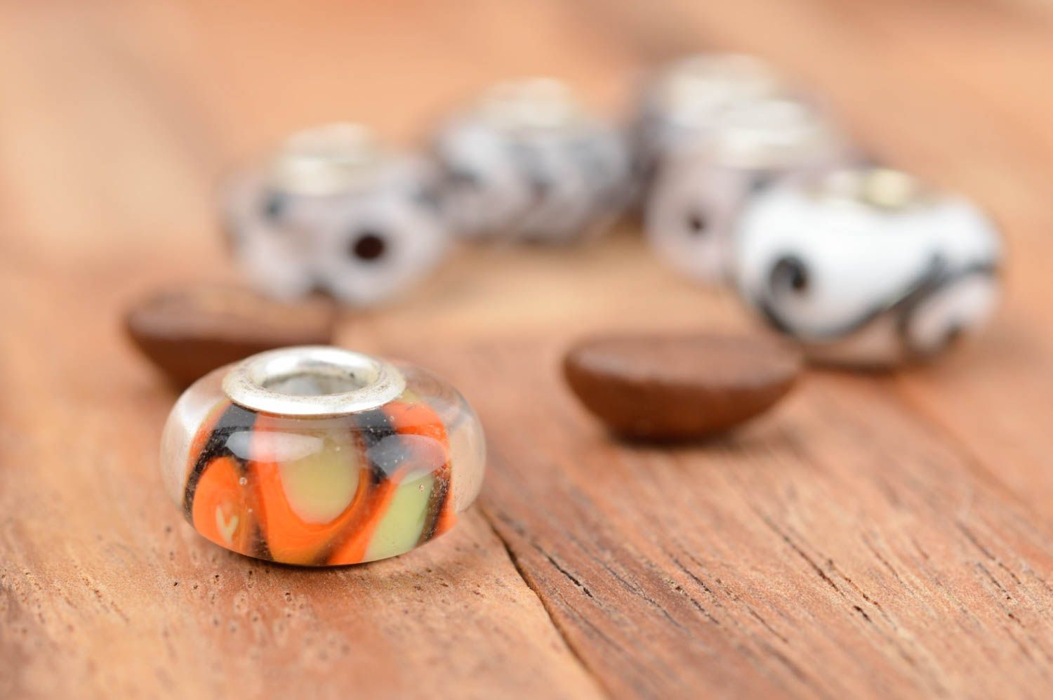 Beautiful handmade glass bead jewelry making supplies art and craft ideas photo 1