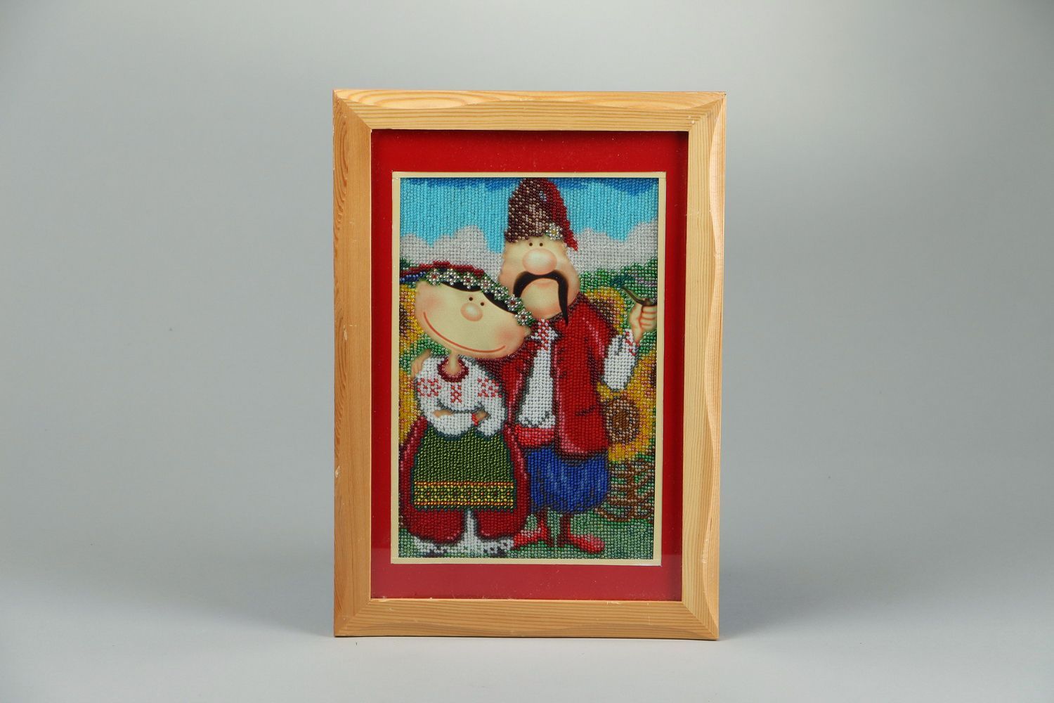 Embroidered picture Ukrainians photo 4