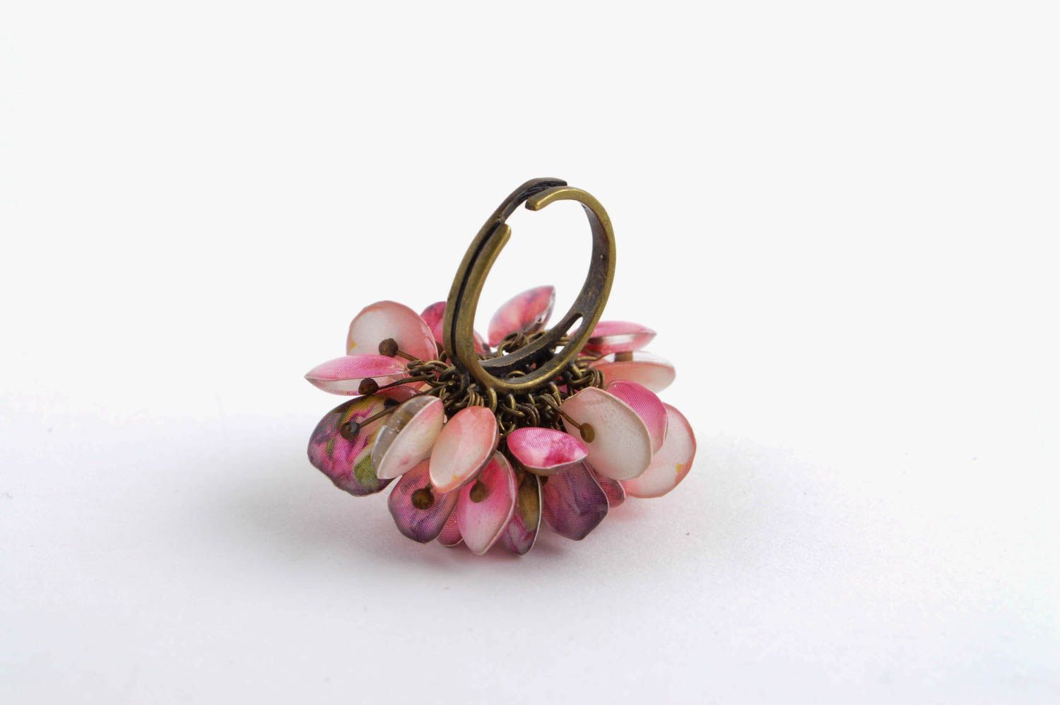Handmade beautiful cute ring unusual elite accessory elegant massive ring photo 3