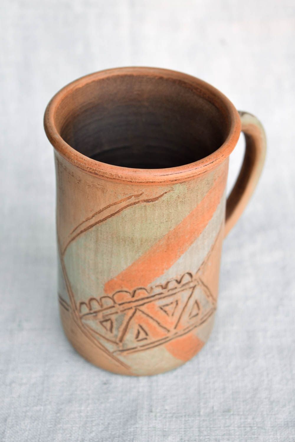 Taza de cerámica artesanal utensilio de cocina regalo original para mujer 400 ml foto 5