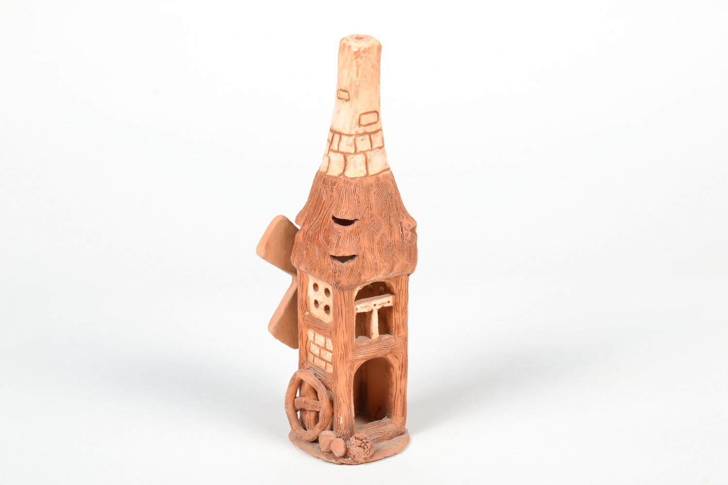 Decorative bottle in the shape of mill photo 2