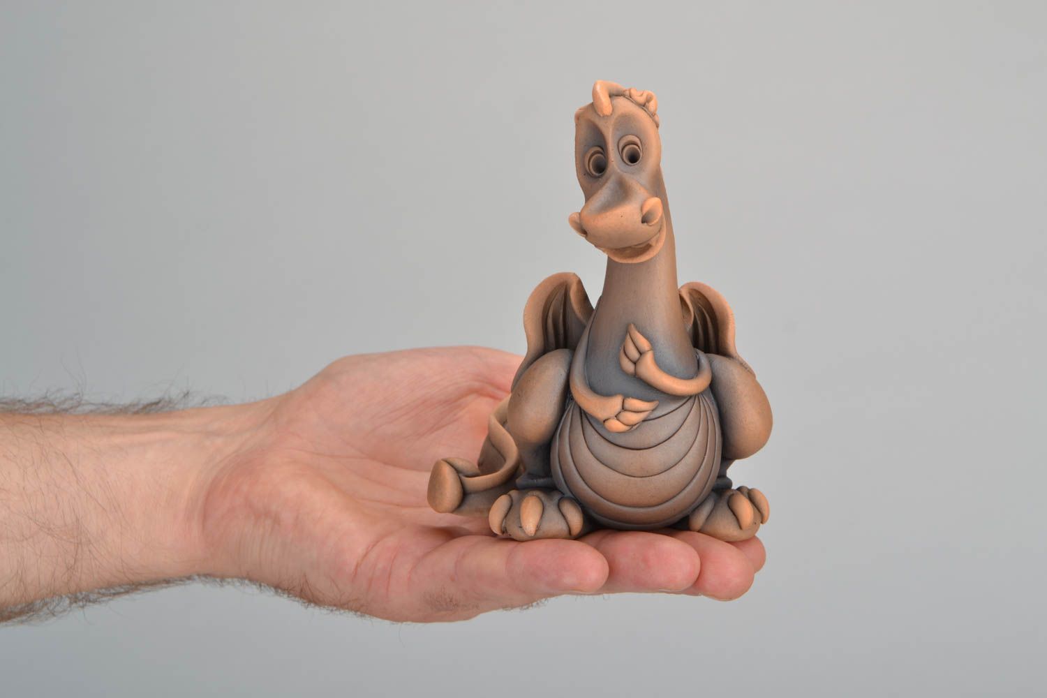 Figura de cerámica Sonajero dragón foto 2