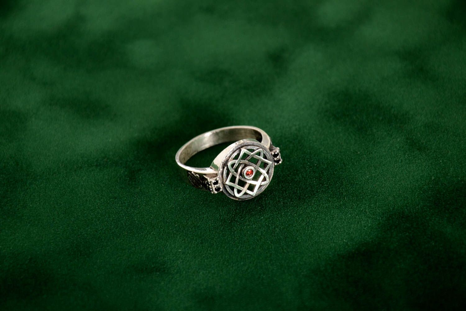 Мужское серебряное кольцо ручной работы красивое кольцо ювелирное изделие фото 1