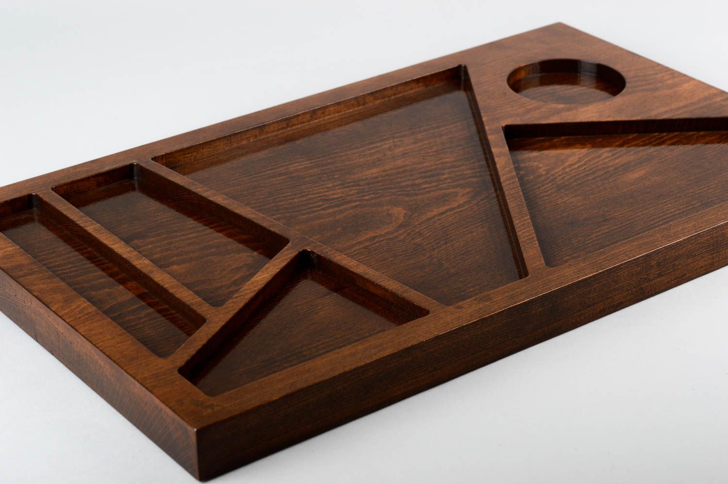 Tablett aus Holz handgefertigt Küche Geschirr originell Geschenk für Frauen foto 4