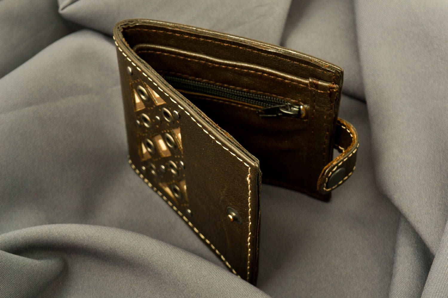Womens wallet handmade leather goods designer accessories designer wallets photo 1