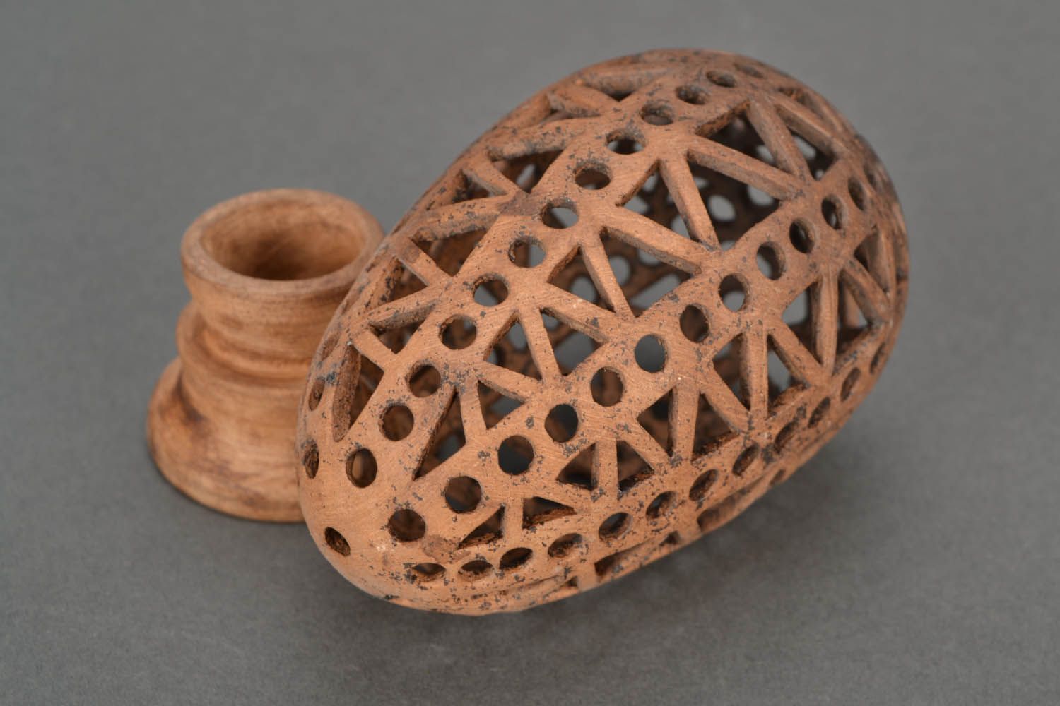 Ovo de cerâmica para Páscoa feito à mão  foto 4