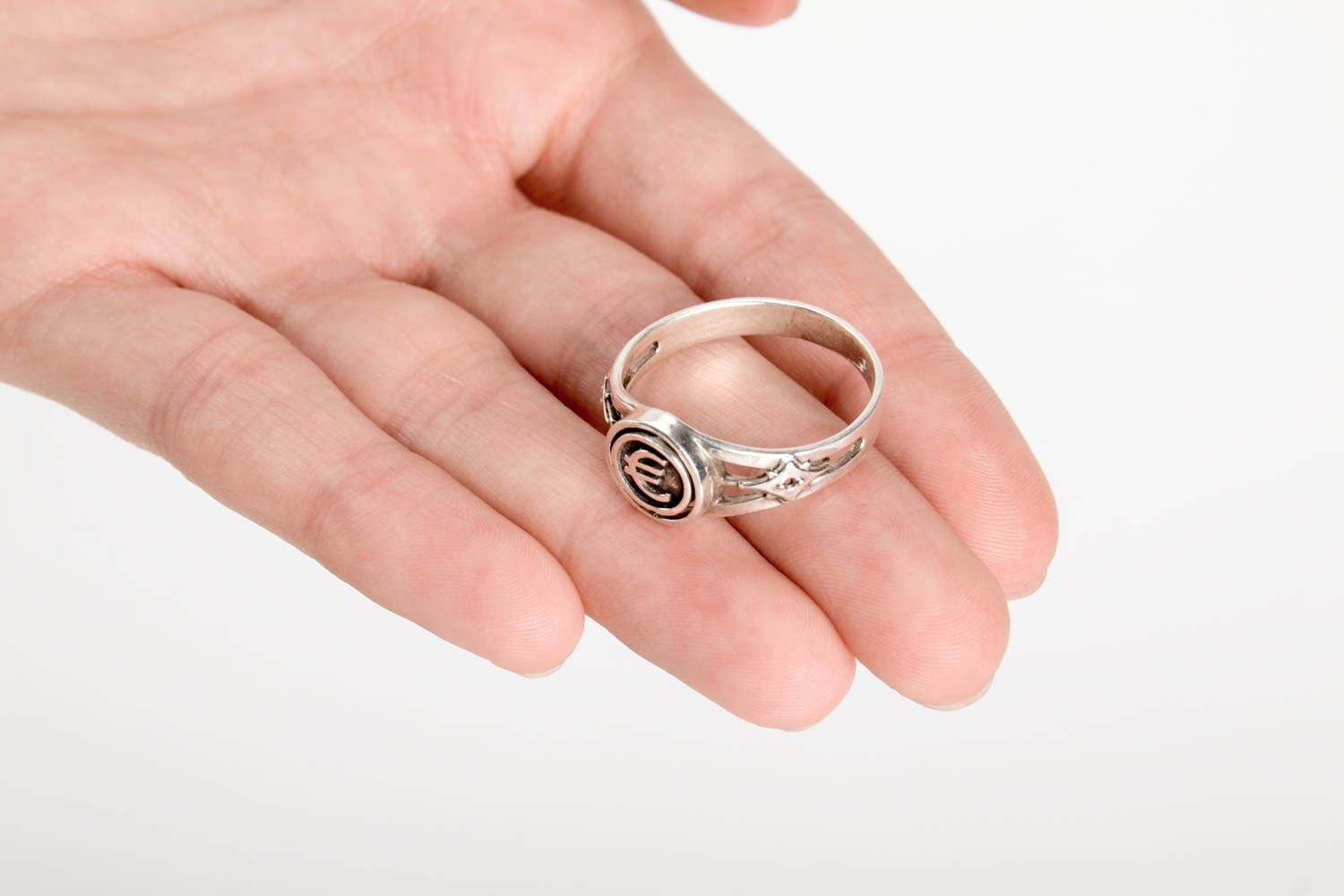 Мужское серебряное кольцо украшение ручной работы серебряное украшение фото 5
