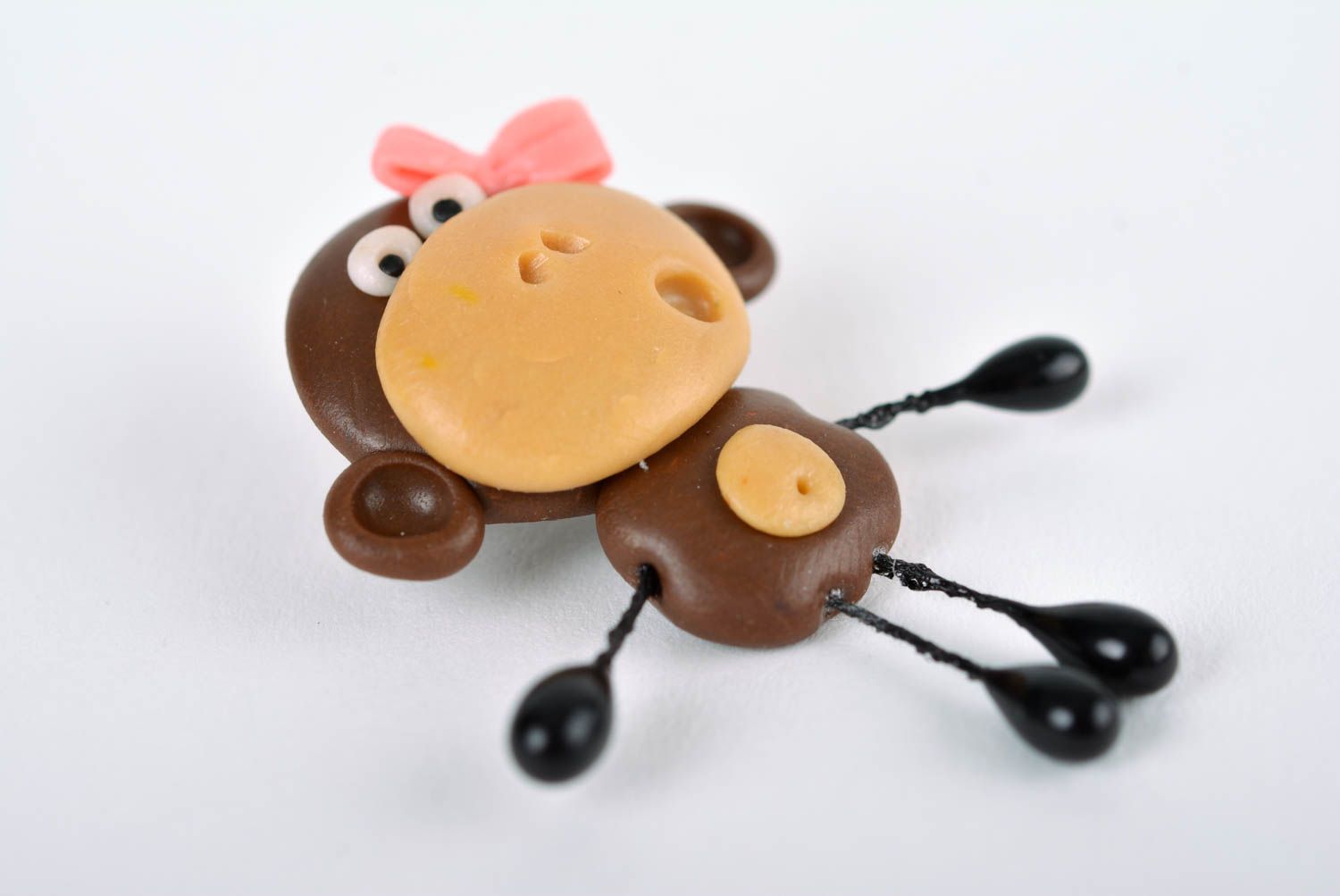 Handmade schöne Broschen lustige Schmucke für Frauen Designer Broschen Affen foto 3