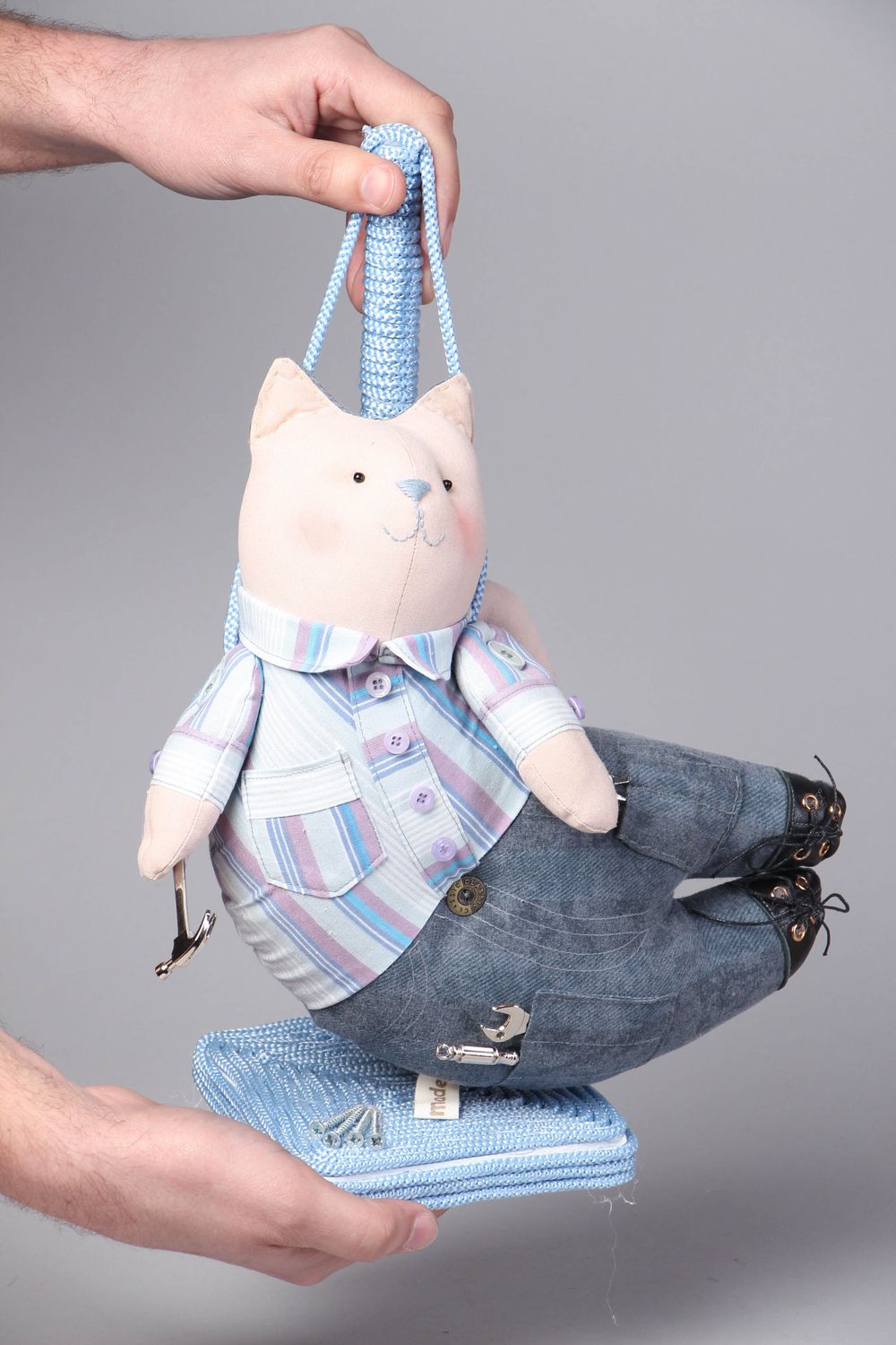 Soft toy with stand Flying Cat photo 4