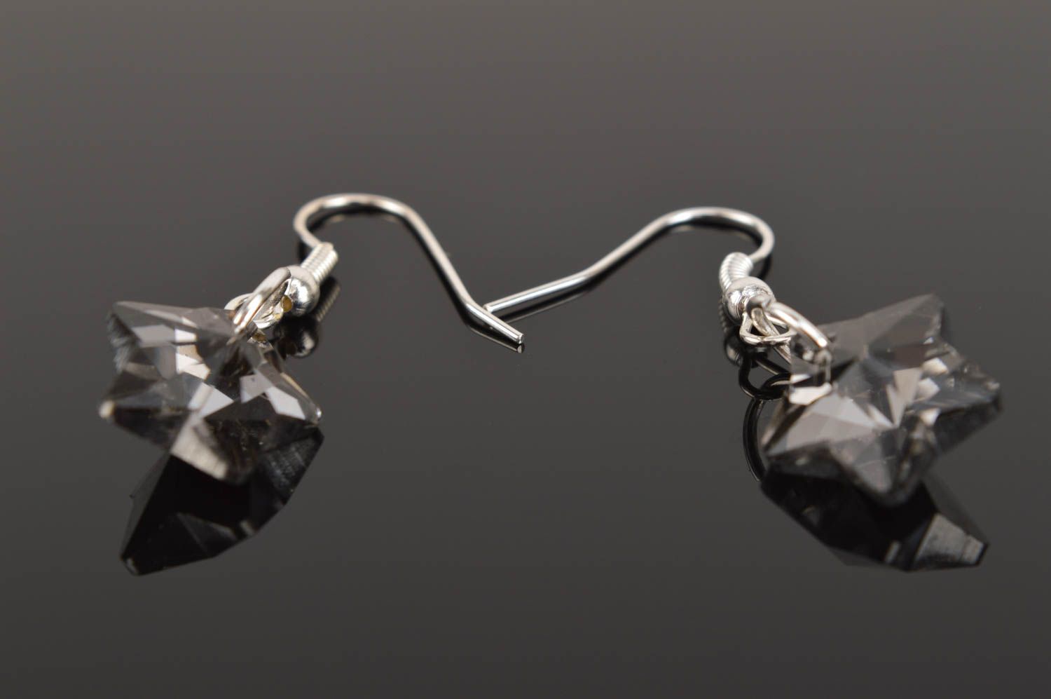 Ohrringe aus Glas handmade Schmuck Ohrringe Modeschmuck Ohrhänger modisch  foto 1