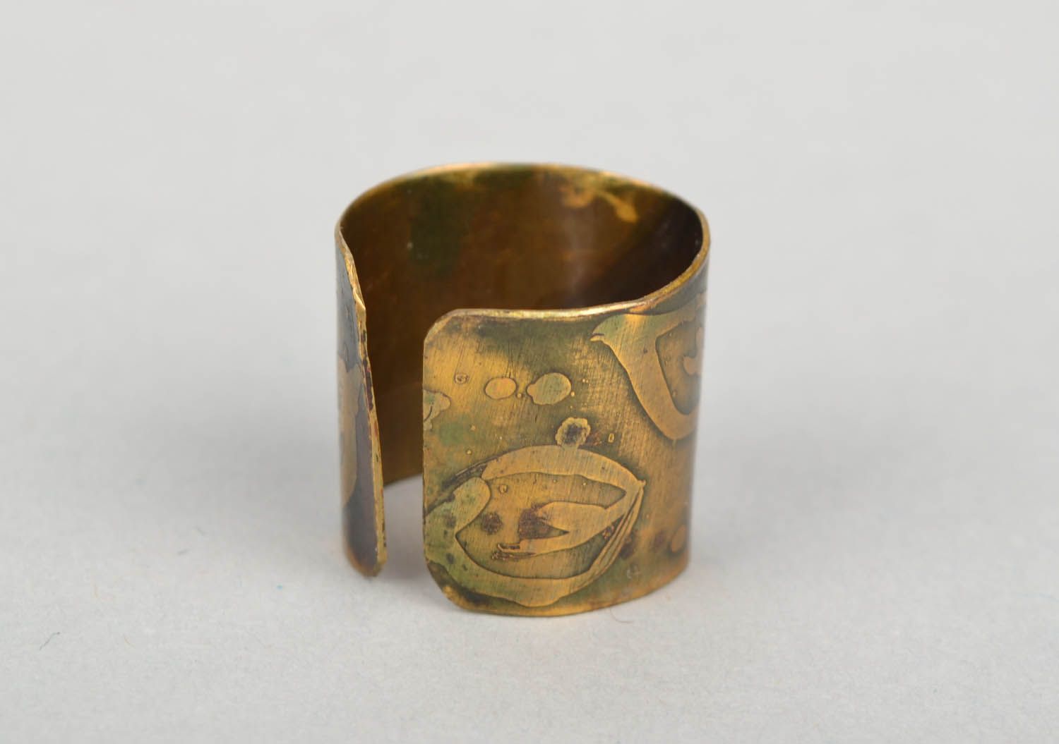 Handgemachter Ring aus Kupfer foto 5