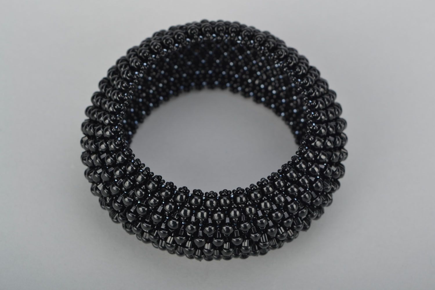 Volume bracelet with Japanese beads photo 1