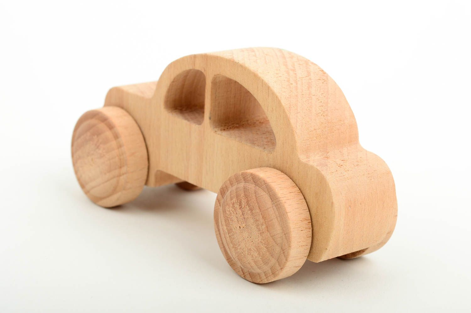 Juguete de madera hecho a mano coche decorativo regalo original para niño foto 4