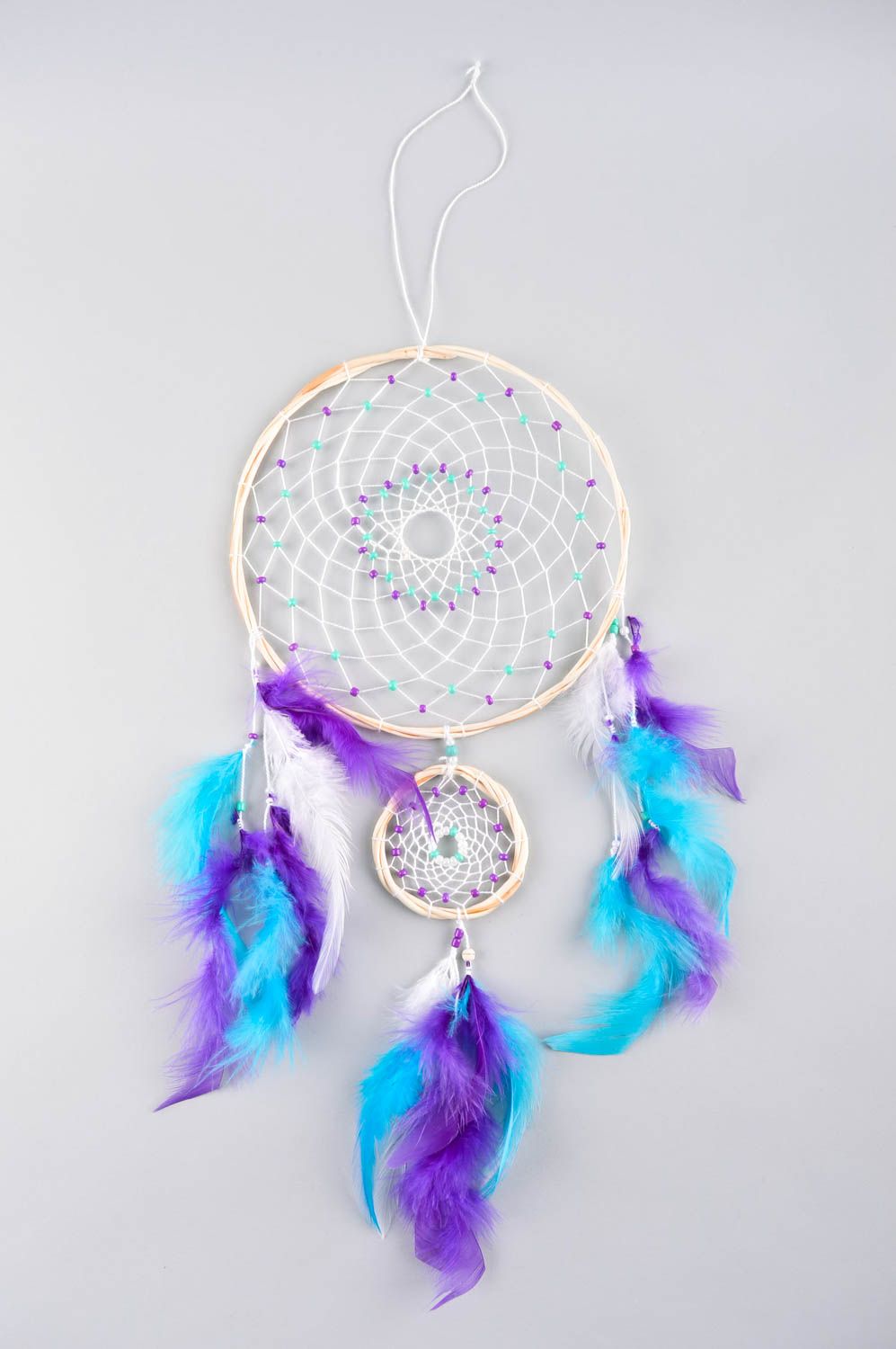 Handmade dreamcatcher woven wall hanging home dreamcatcher decorative use only photo 2