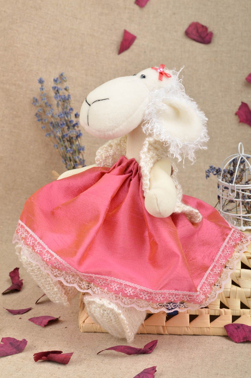 Unusual handmade soft toy home decoration nursery design decorative use only photo 1