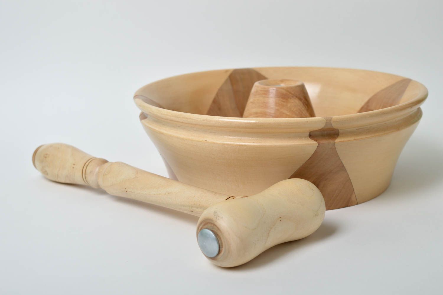 Unusual handmade wooden nutcracker tool kitchen goods kitchen supplies  photo 4