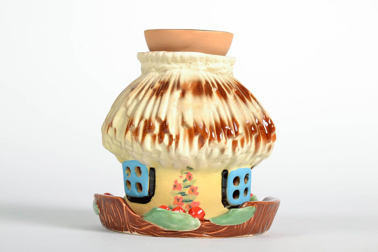 Keramik Duftlampe Haus foto 5