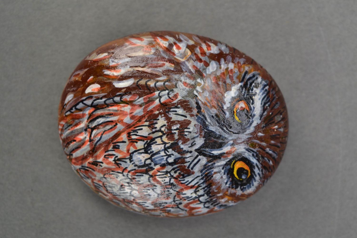 Sea stone for decor Owl photo 1
