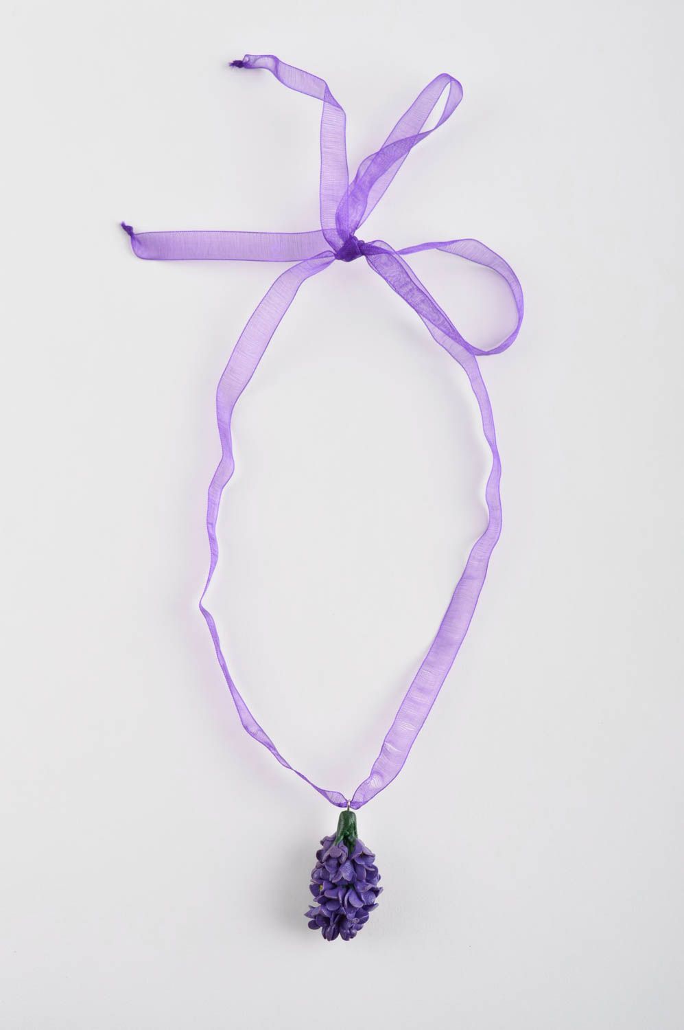 Handmade Hals Anhänger Polymer Clay Schmuck Accessoire für Frau Designer Schmuck foto 2
