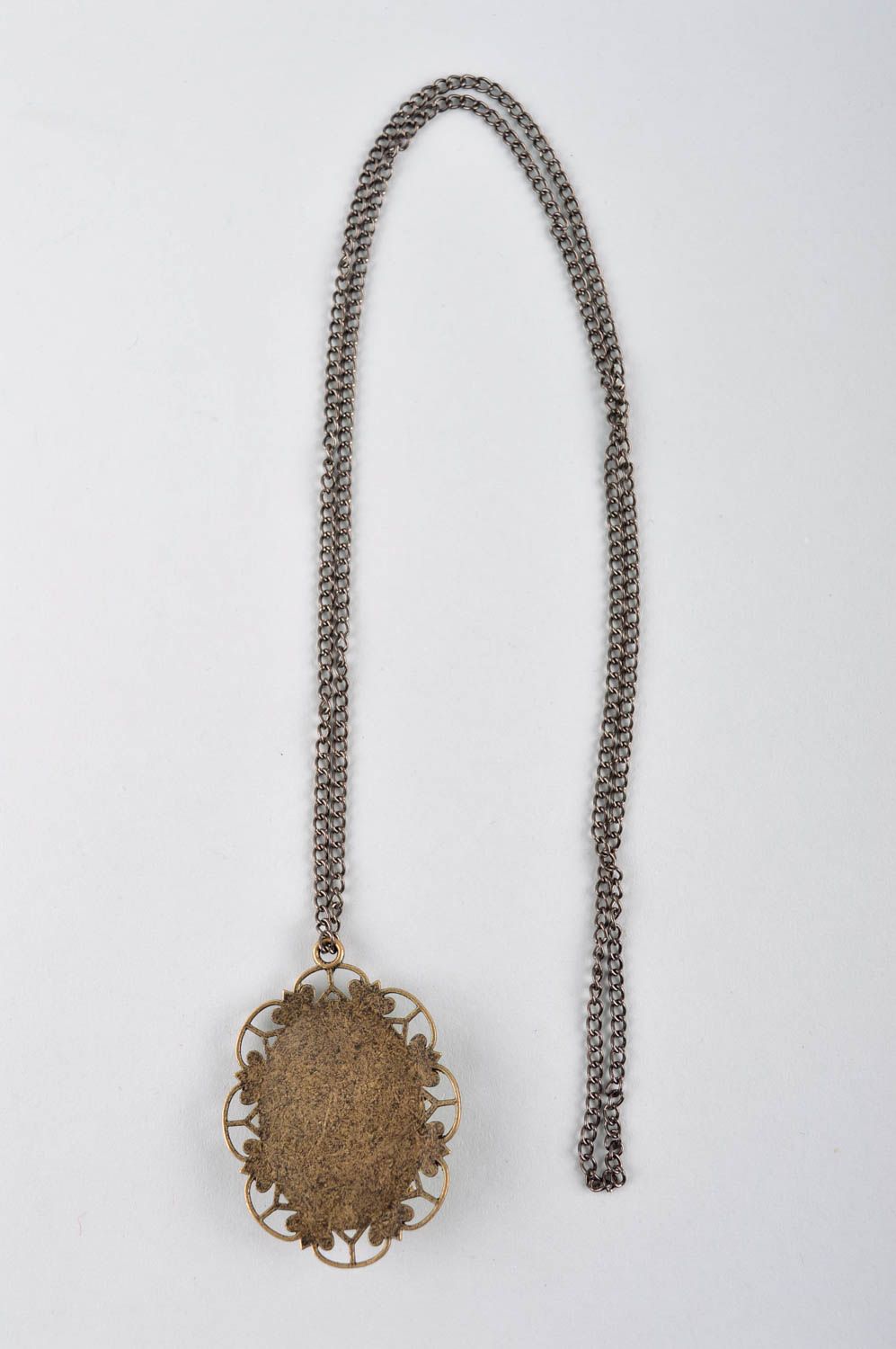Handmade pendant clay pendant for women unusual jewelry designer accessory photo 4