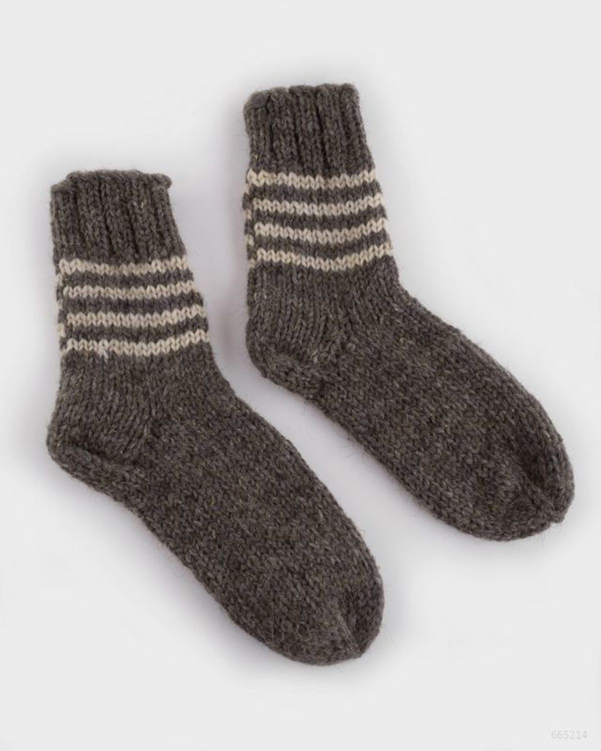 Серые мужские носки из шерсти  фото 2