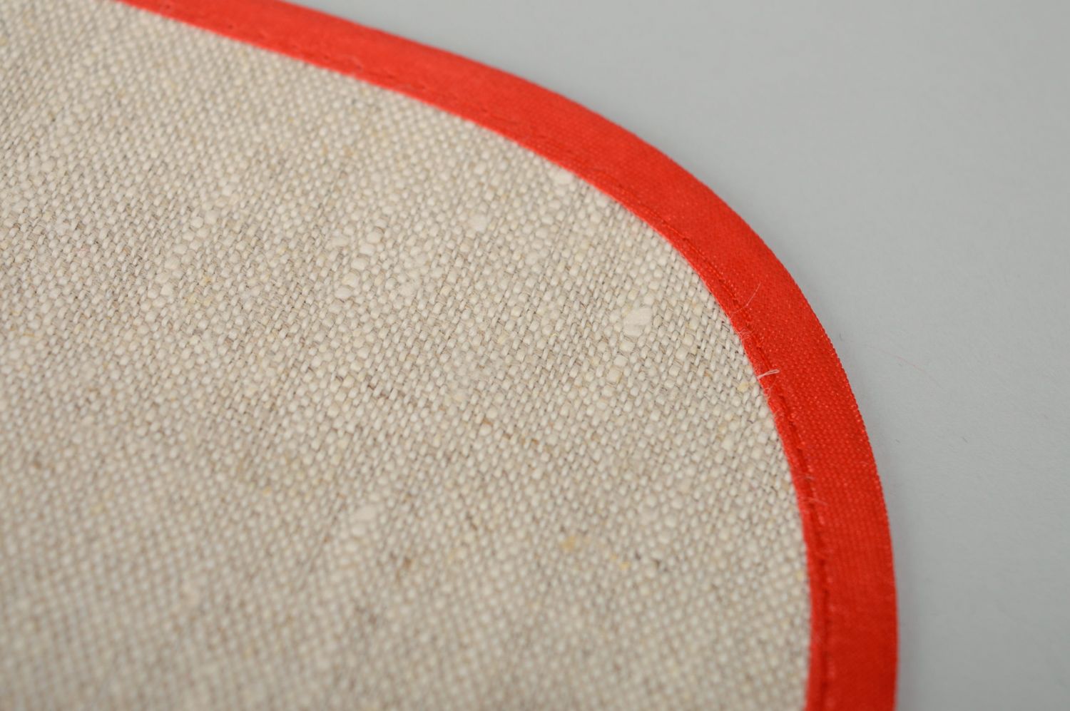 Decorative napkin with satin stitch embroidery photo 3