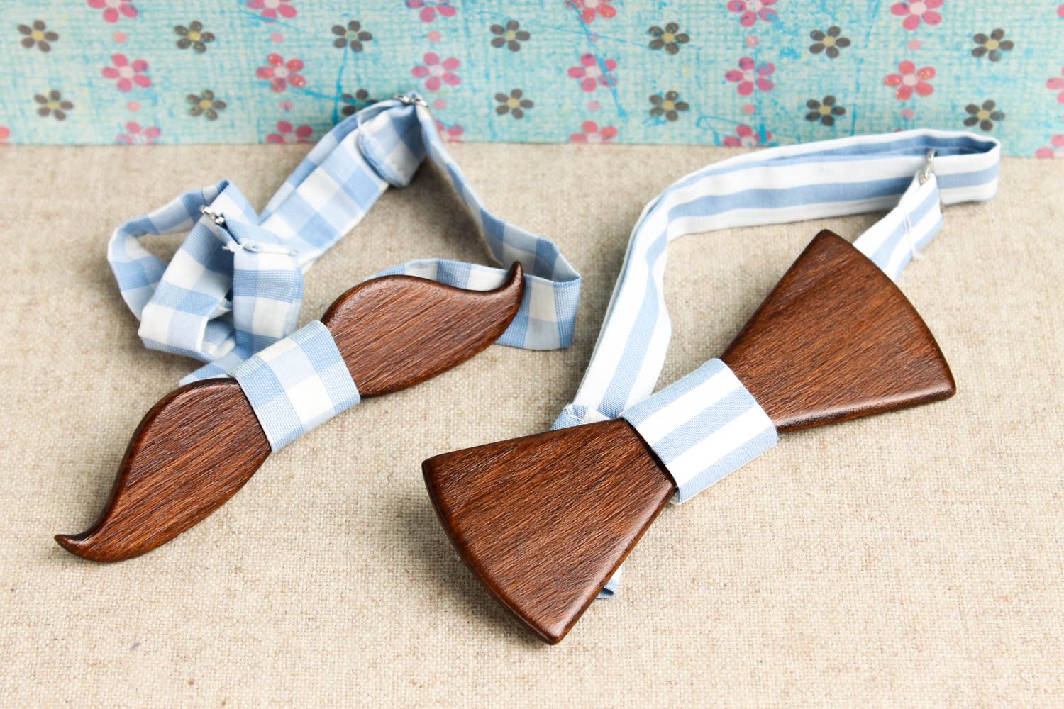 Handmade beautiful bow tie stylish male accessories designer unusual bow tie photo 1