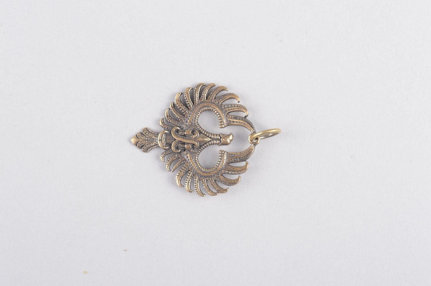 Handmade pendant for girls bronze jewelry bronze pendant ethnic pendant photo 2