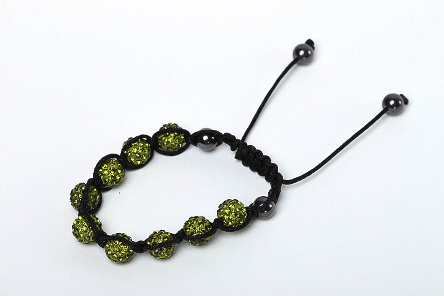 Beaded jewelry handmade hematite bracelet stylish bracelet designer bijouterie photo 2