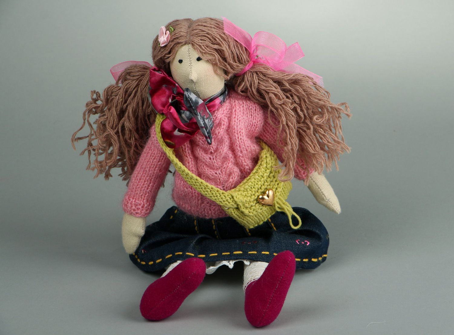 Tilde doll made from natural materials photo 1
