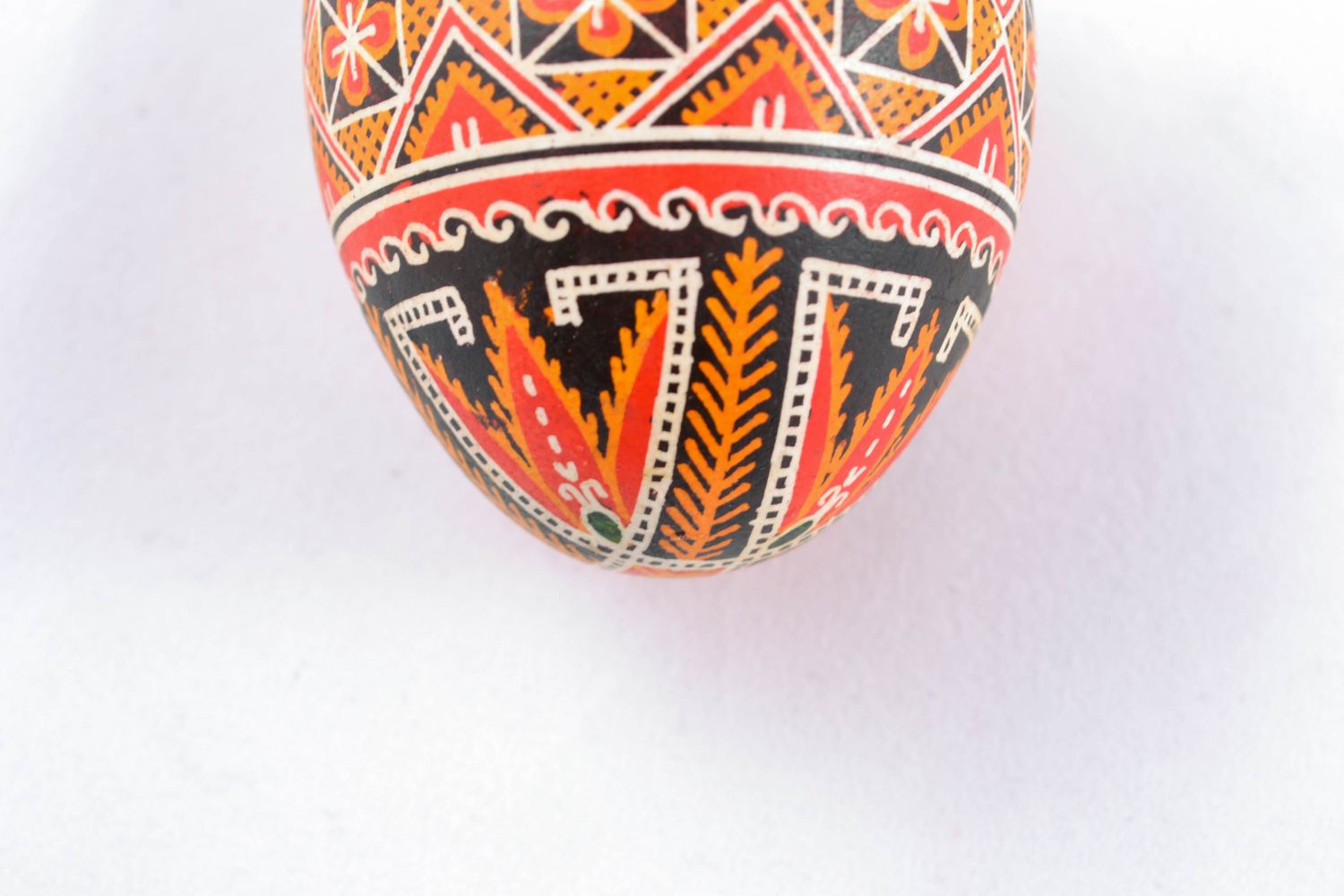 Painted egg in Ukrainian style photo 5