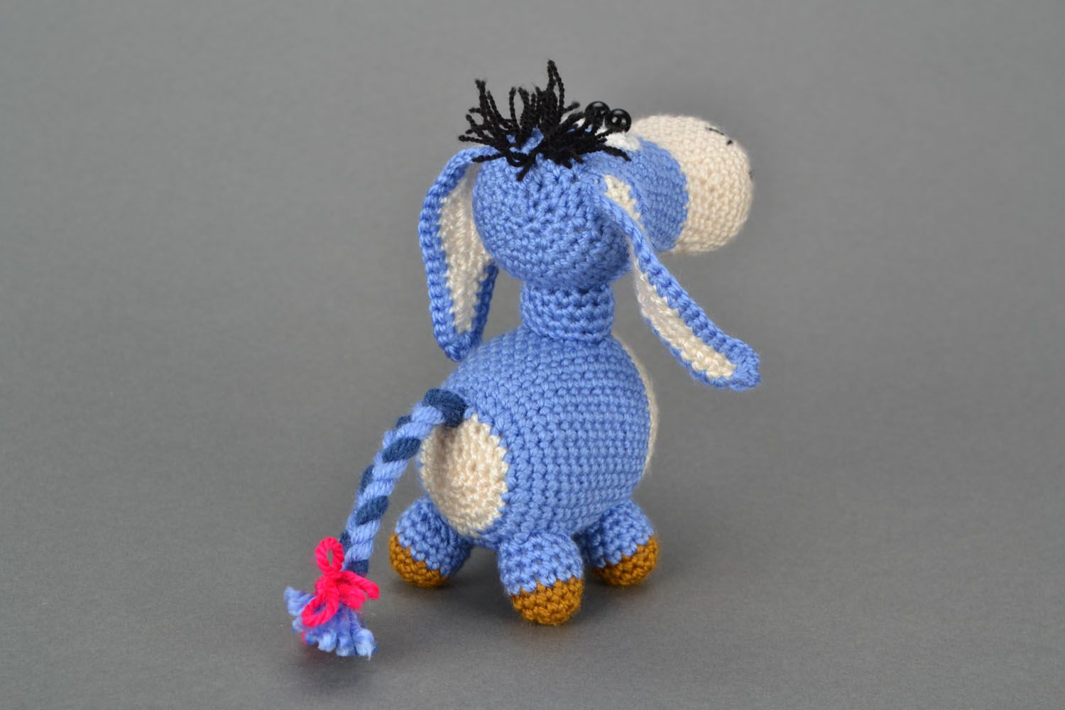 Soft crochet toy Donkey photo 5