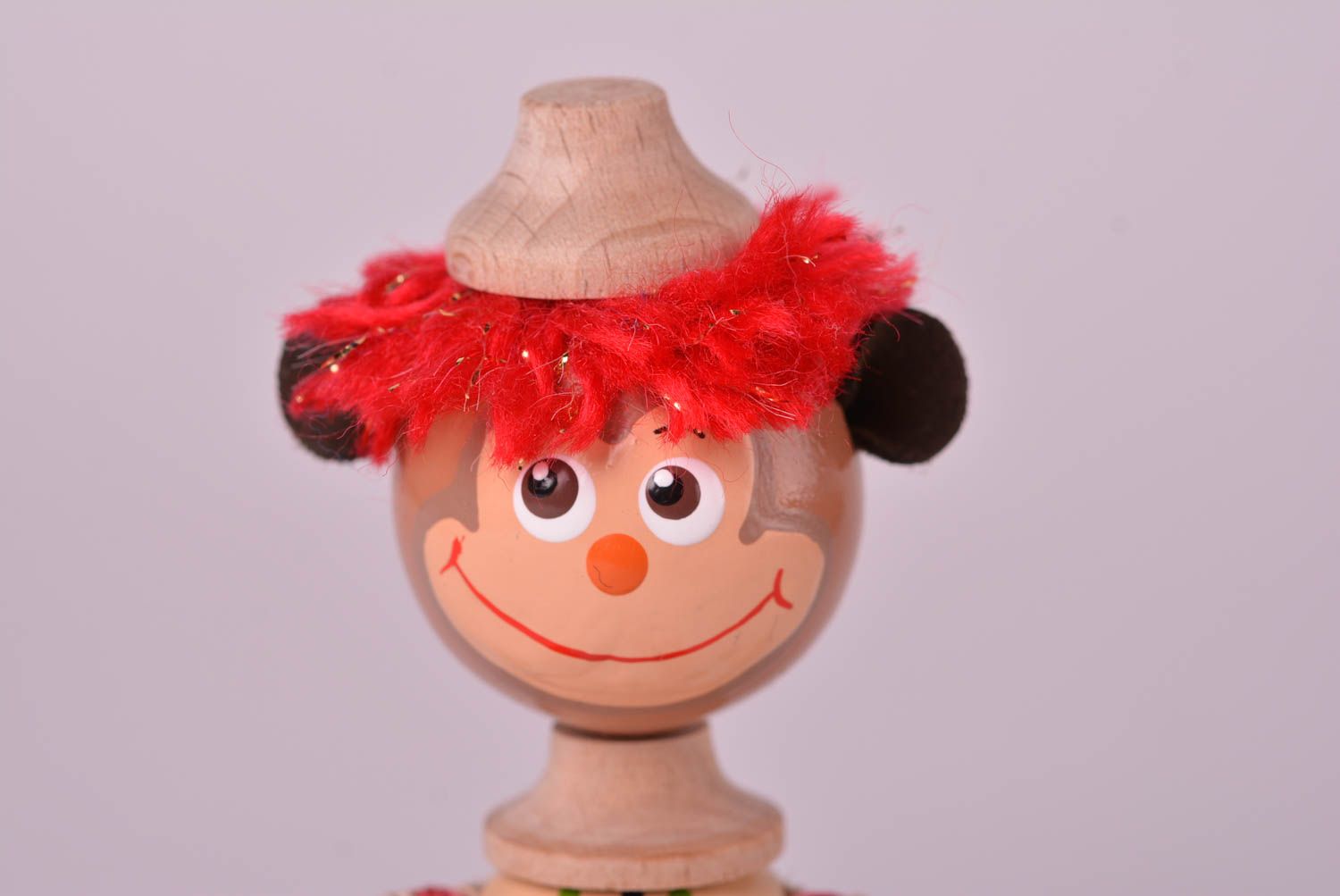Игрушка ручной работы очаровательная игрушка из дерева подарок для ребенка фото 5