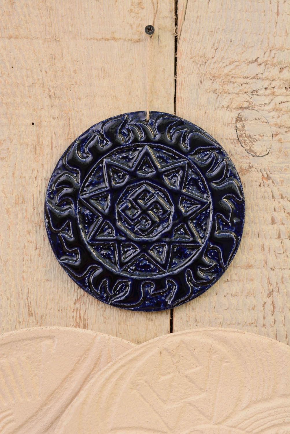 Wandteller aus Keramik Obereschnik foto 3