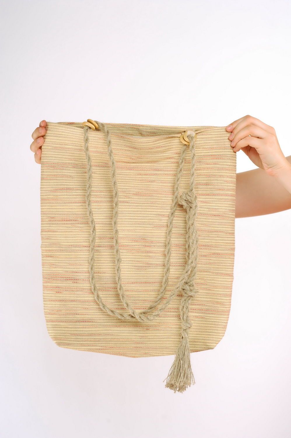 Льняная сумка с вышивкой Триполье фото 5
