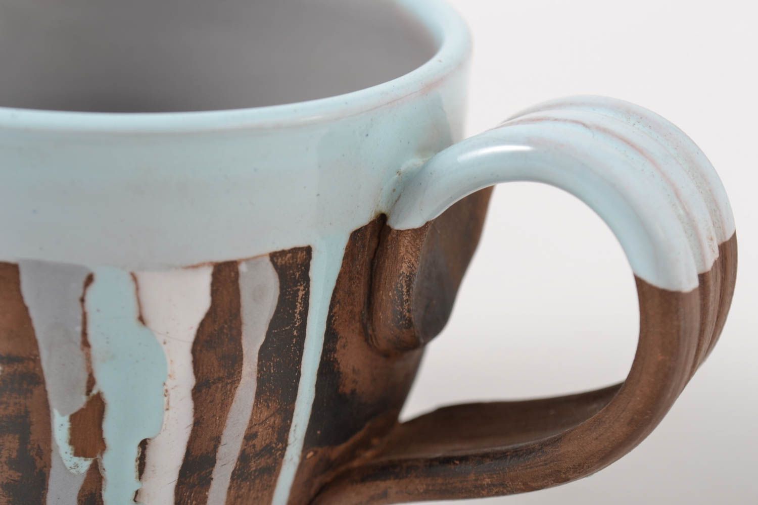 Tazas de cerámica hechas a mano para té   regalo original utensilios de cocina   foto 5