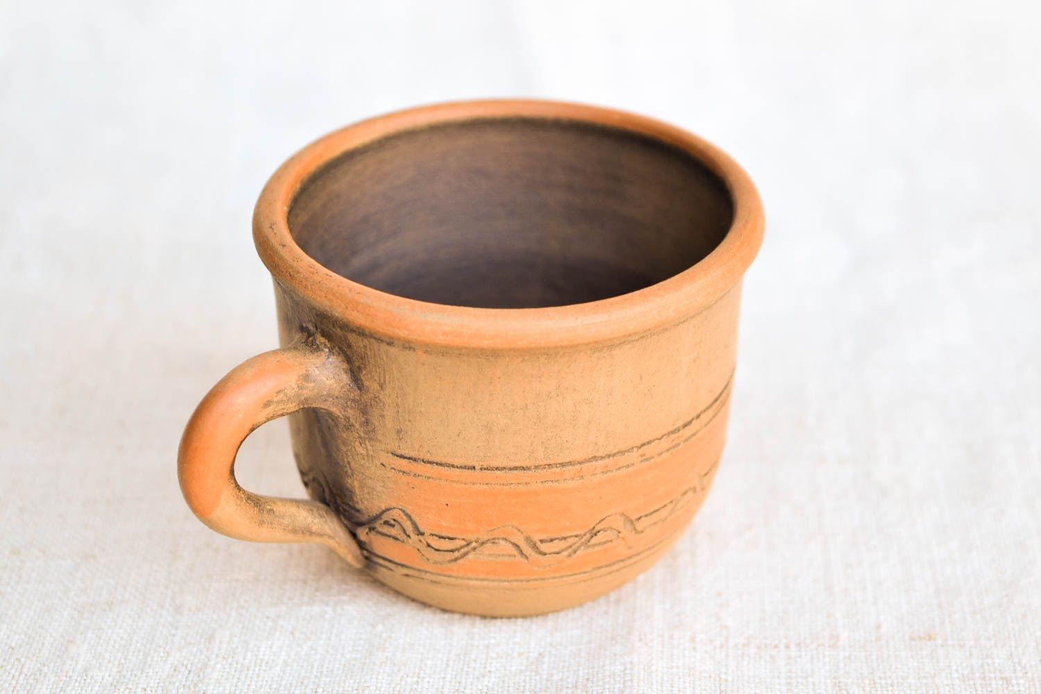 Tasse céramique faite main Mug original Vaisselle design 15 cl peinte à café photo 4