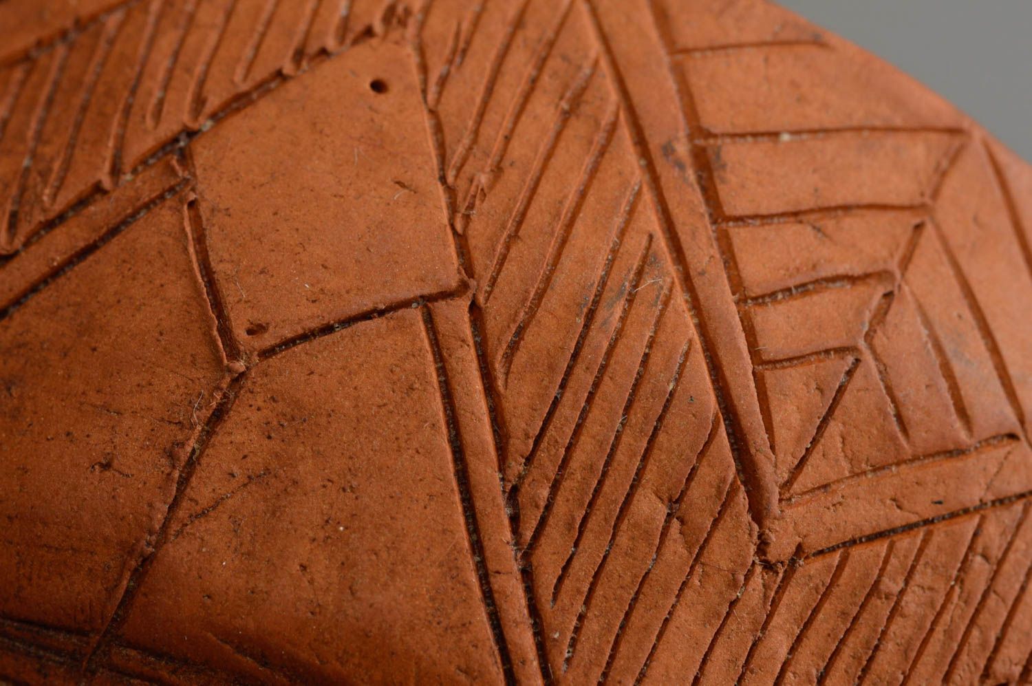 Глиняная пиала ручной работы небольшая с орнаментом эко посуда Узоры гор  фото 5